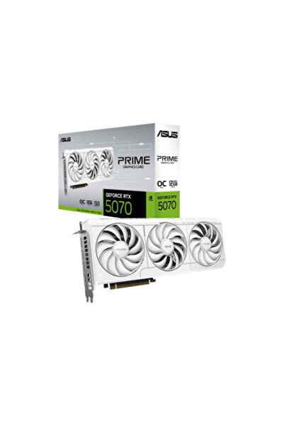 ASUS PRIME GeForce RTX 5070 12GB GDDR7 OC Edition Graphics Card - White