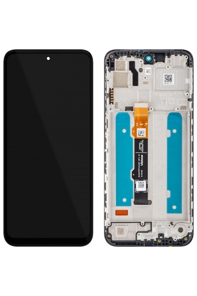 GERICOM Ecran tactil cu ramă pentru Motorola Moto G41, negru, rezistent la im...