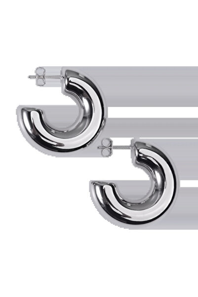 Twinssis Accessories Curved Large Hoop Earrings