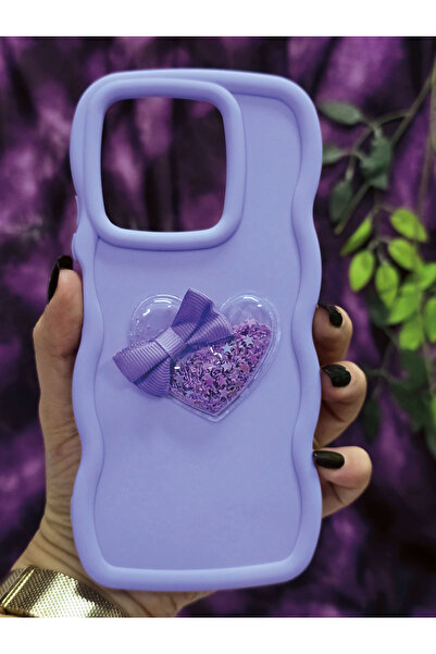 Magic Ring حافظة هاتف تكنو سبارك 10 برو المتوافقة مع نجمة القلب والشريط اللامع باللون الأرجواني الفاتح