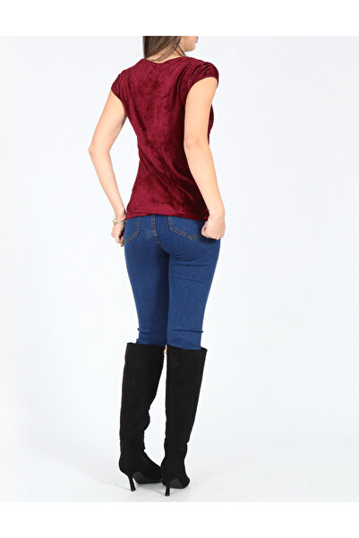 Evendi Blouse, Burgundy