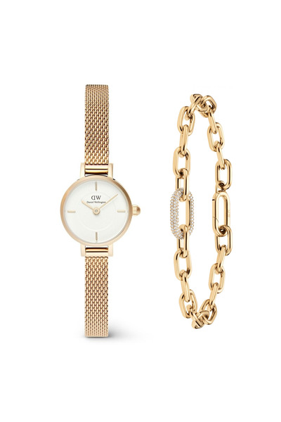 Daniel Wellington Combo Petite Mini 19 Evergold Giftset DW00590025