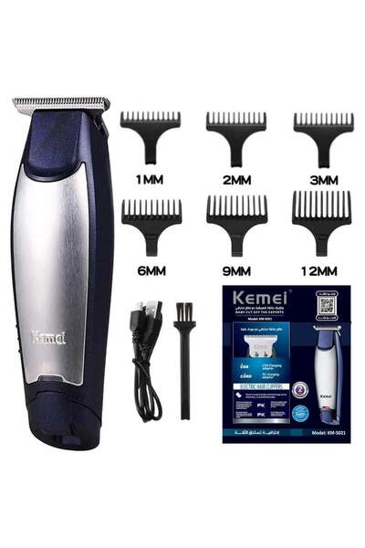 Kemei KM-5021 Multi-Functional Men's Hair Clipper For Cutting, Trimming And D...