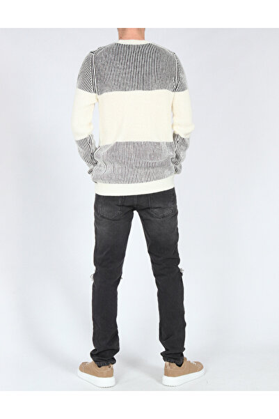 Evendi Sweater, ecru/black