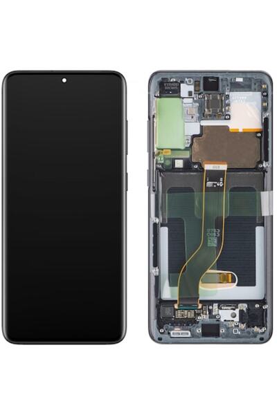 GERICOM Display touchscreen Samsung Galaxy S20+ 5G (G986/G985) cu ramă - Negru