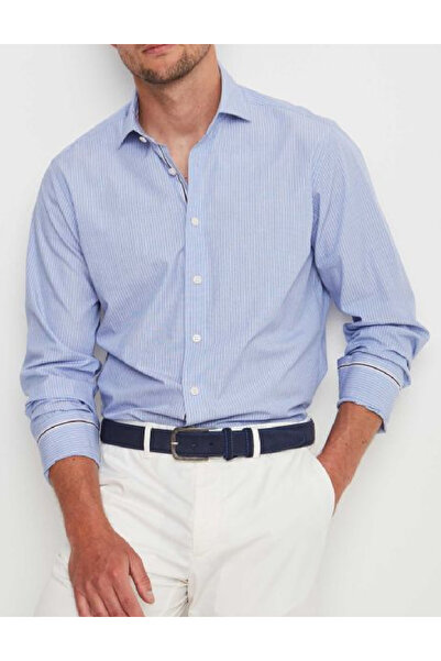 Hackett Camasa, alb/albastru