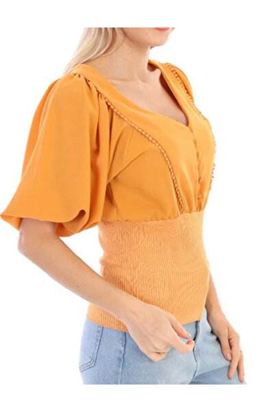 Evendi Blouse, Yellow