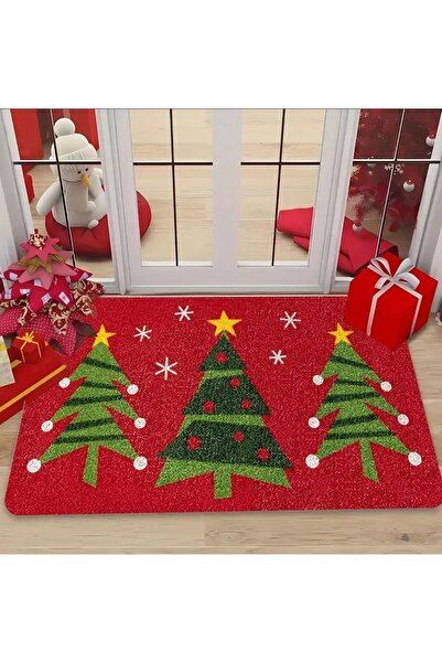 Butikhly New Year's Front Door Mat 40.64 cm
