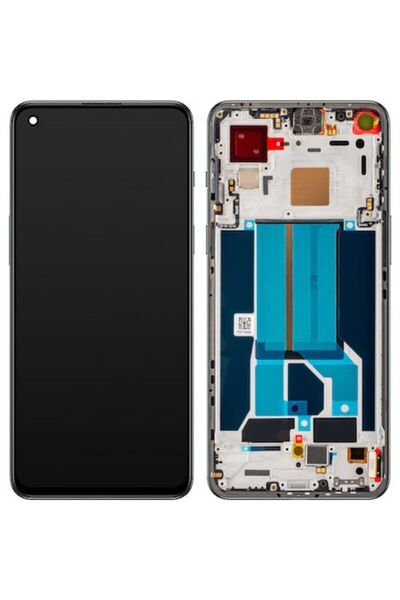 GERICOM OnePlus Nord 2T Touchscreen Display with Frame, Green (Jade Fog), Precision Fit, Service Pack 413022