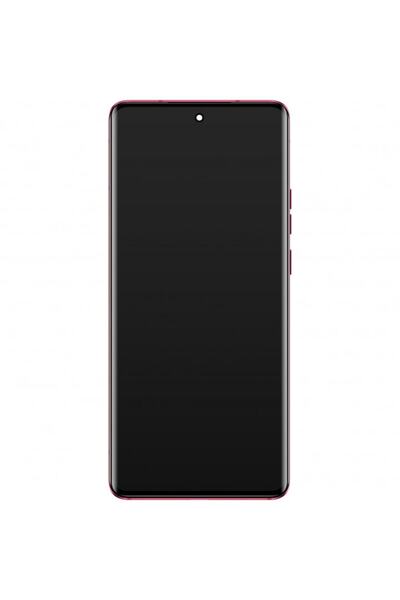 GERICOM Motorola Edge 40 Touchscreen Display with Frame - Red (Viva Magenta) - Service Pack