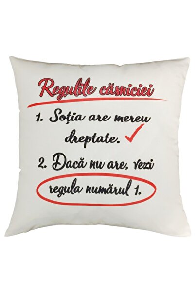 OEM Personalized Gift Pillow ''The Rules of Marriage''