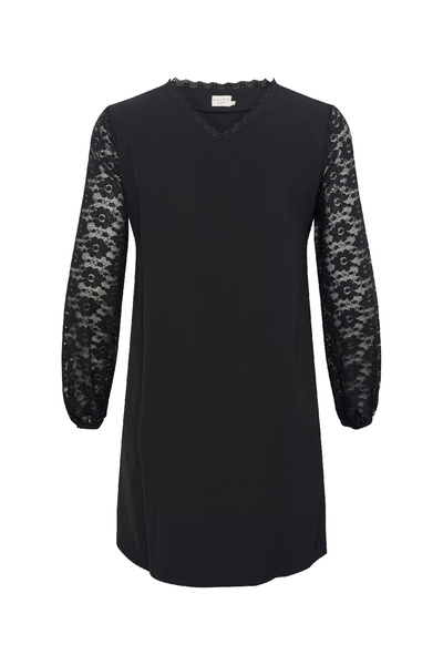 KAFFE CURVE Short dress, Black