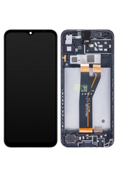 GERICOM Samsung Galaxy A14 (A145) Touchscreen Display with Frame - Non-Europe, Black, Impact Safe, GH82-3118