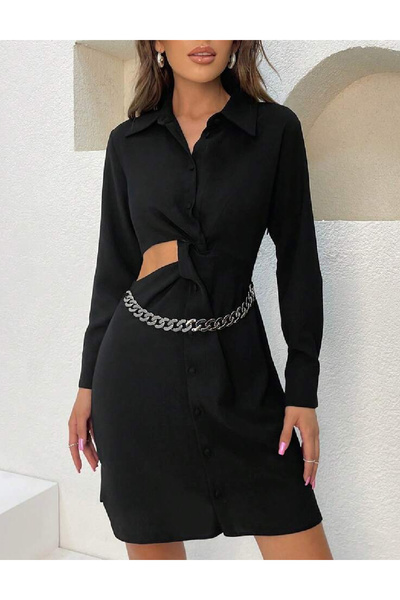 Evendi Short dress, Black