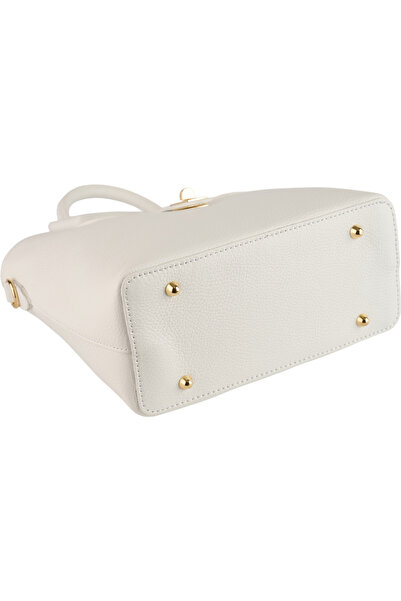 AZZURA Ava 100% Leather Bag (8247) - White