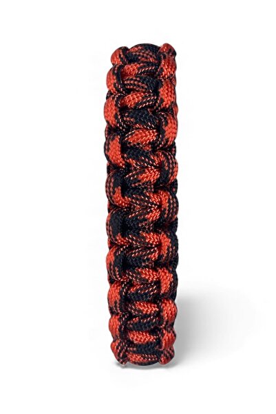 PARACORD Kırmızı Siyah Bileklik