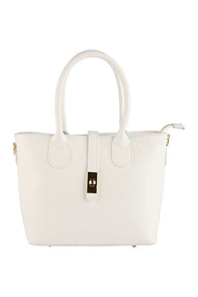 AZZURA Ava 100% Leather Bag (8247) - White