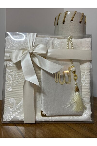 GK Hediyelik Kadife Yasin Seccade Tesbih Seti