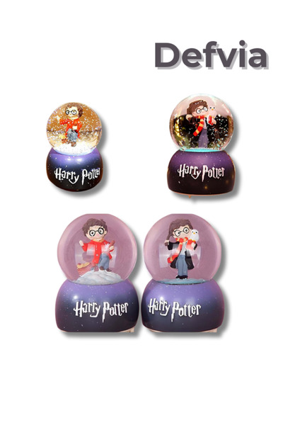 Defvia Harry Potter Üflemeli Işıklı Müzikli Kar Küresi – Büyük Boy 16 cm