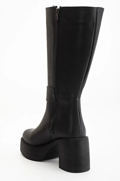 GULT Women's Platform Sole Boots with Buckle