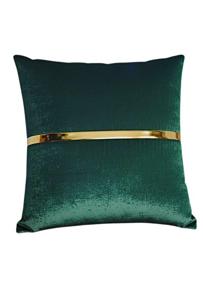DECORA CASA HOME COLLECTİON Velvet Patterned Throw Pillow Cover 45X45 cm – Modern Decorative Pillowcase