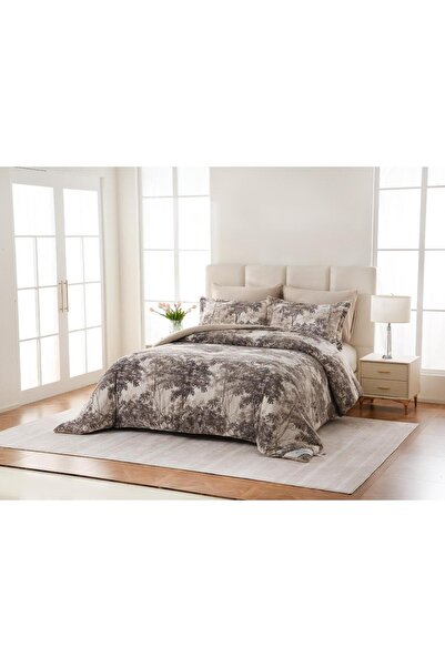 Moon Almnar double-sided velvet duvet with large filling, double size, 6 pieces, in elegant colors and designs.