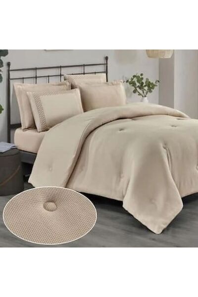 Reiashn Pottery Barn Summer Beige Single and a Half Bedspread