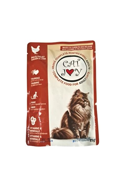 CATJOY Hrană umedă pentru pisici Cat Joy, pui și ficat, 85 g