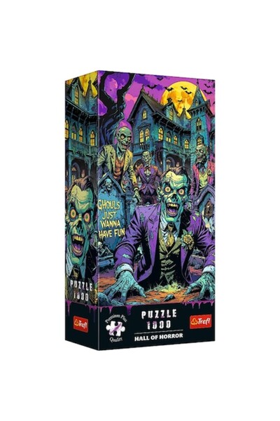 Trefl Puzzle 1000 pieces - Creative Horror with Zombie, Hall of Horror