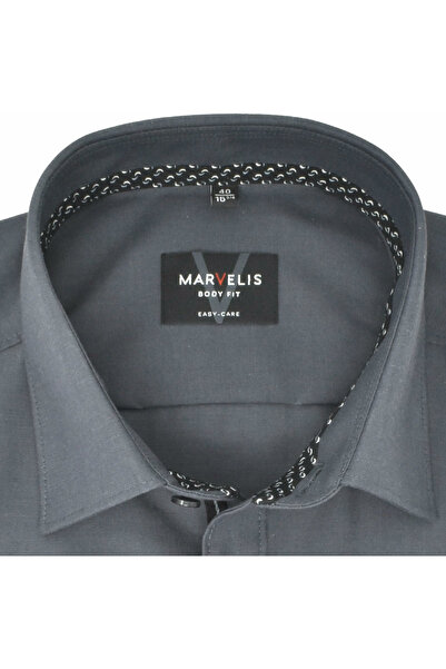 Marvelis Knopfleisten Langarmshirt für Herren