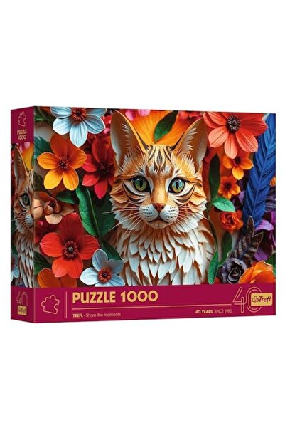Trefl Puzzle cu efect 3D aniversar de 40 de ani, 1000 de piese, 683x480 mm