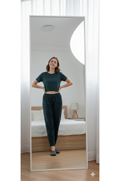 ŞERİCE Women's Milan Soft Fabric Pajama Bottoms