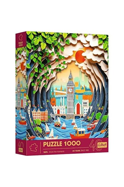 Trefl 40th Anniversary London 3D Puzzle, 1000 pcs, 683x480 mm