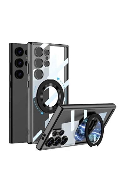 Zherqon Husă MagSafe pentru Samsung Galaxy S24 cu suport rotativ, rezistentă ...