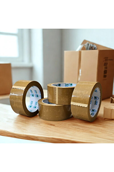 45MM KAHVE RENGİ KOLİ BANDI- 12 ADET - HOTMELT - EXTRA GÜÇLÜ YAPIŞMA