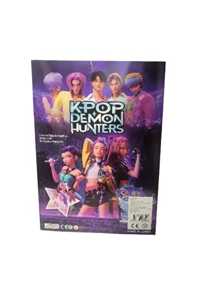 First Choice set of 2 original kpop demon hunter dolls Jinu and Rumi 32 cm, Movable joints