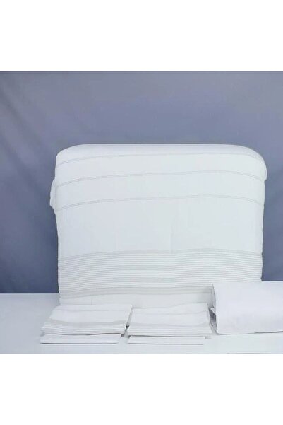 Reiashn Luxurious 100% cotton linen summer double bedsheet