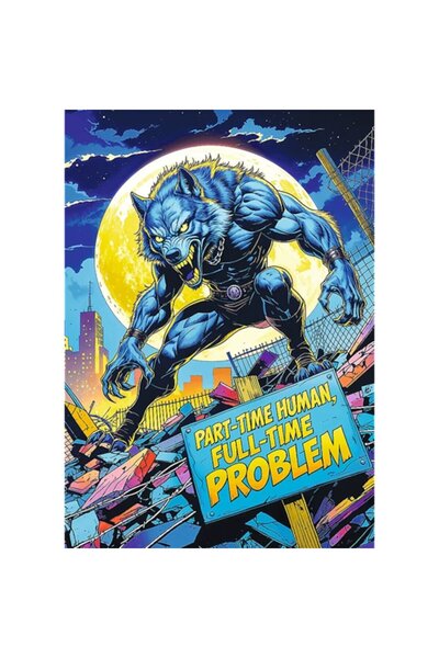 Trefl Puzzle 1000 pieces Total Horror: The Howling Wolf Premium Plus