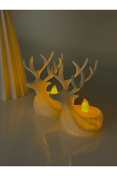 Tasarım Dekoratif mumluk & Mumluk Seti 2’li + Tealight mum seti