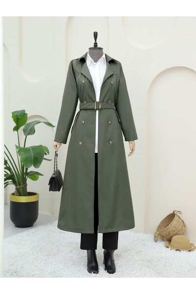 HİJABAYA Καμπαρντίνα με διπλά κουμπιά και ζώνη