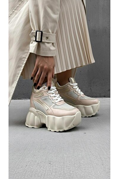 Modanizm Enlora Cream Padding Sneakers