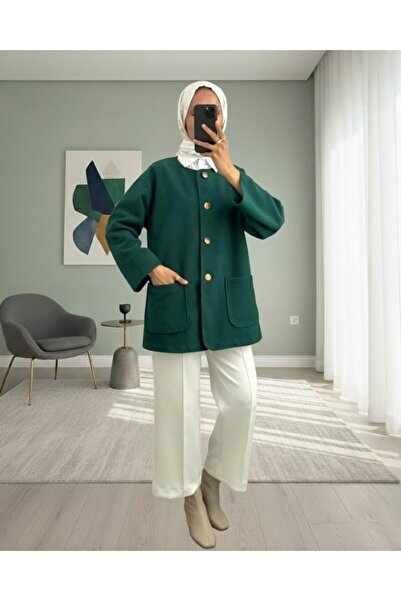 HİJABAYA Μπουφάν με διπλή τσέπη με κουμπιά μπροστά