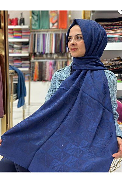 HAREM SCARF Noura Scarf Diamond Pamira Şal Lacivert