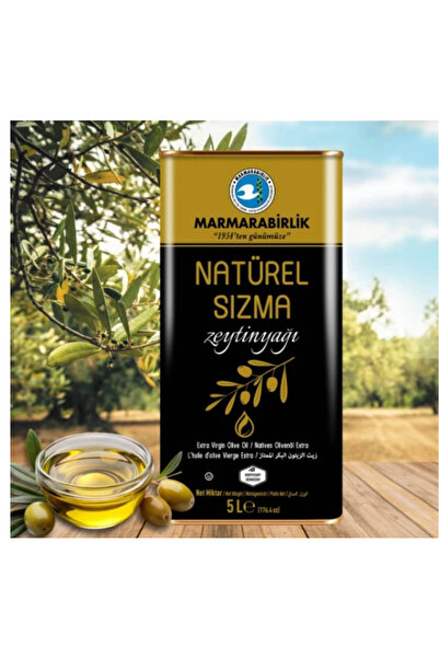 MarmaraBirlik Naturel Sızma Zeytinyağı 5 LT