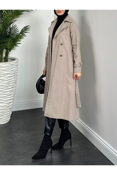 HİJABAYA Καπάκι με κουμπιά γιακά με διπλό στήθος