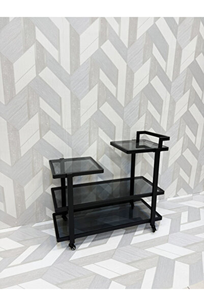 BEC24 Modern serving trolley with a unique design (100 cm long)