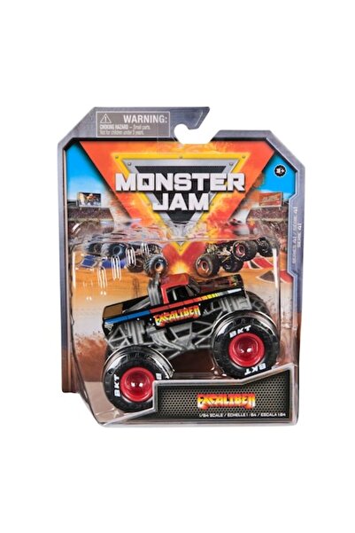 Spinmaster Spin Master Monster Jam Toy Car - Excaliber, Black, 1:64 scale, 3+