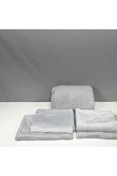 Reiashn Departure velvet bedspread, gray color, winter, double