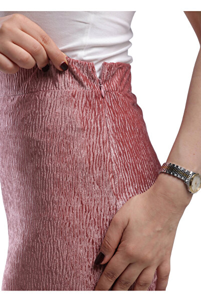 SUGA Long corduroy spectrum skirt