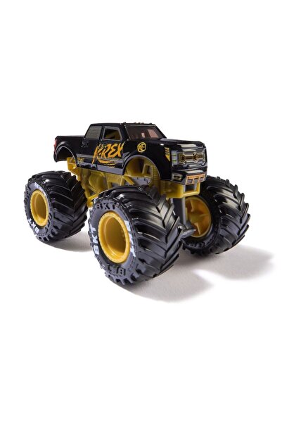 Spinmaster Metal Monster Jam Toy Car - Kane Brown K-Rex, 1:64 scale Black/Yellow